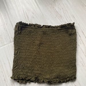 Ivy and Main army green bandeau. Size S